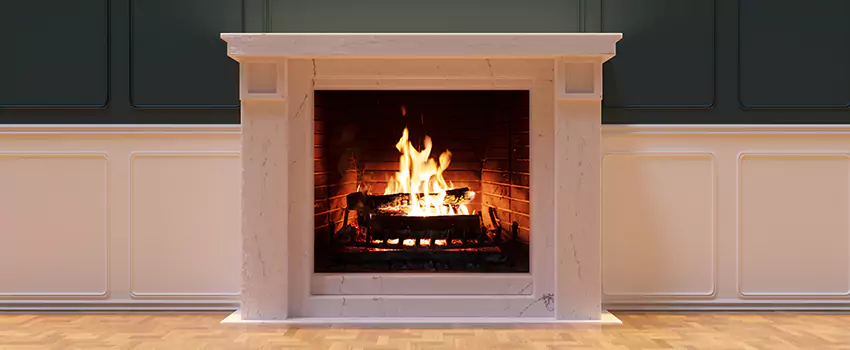 Open Flame Wood-Burning Fireplace Installation Services in East Lansing, Michigan