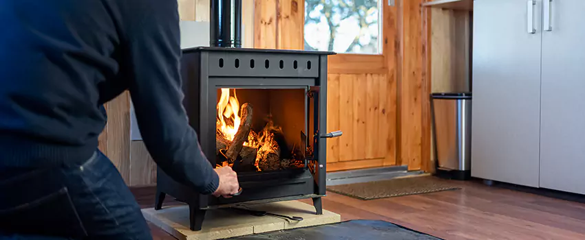 Open Hearth Wood Fireplace Installation in East Lansing, MI