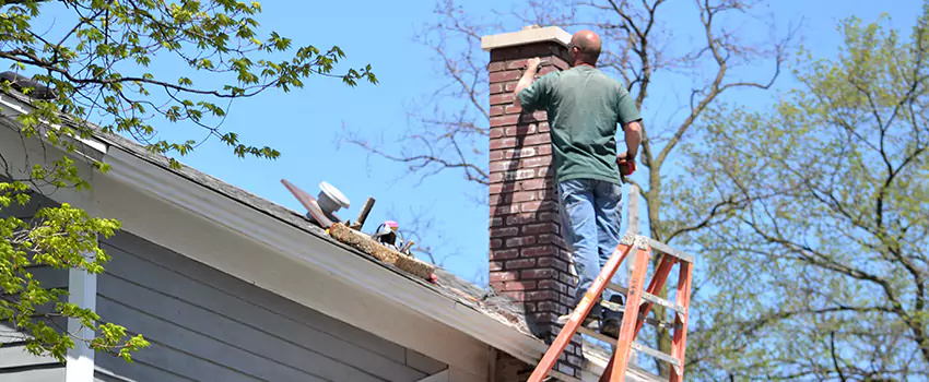 Vinyl and PVC Chimney Flashing Installation in East Lansing, MI